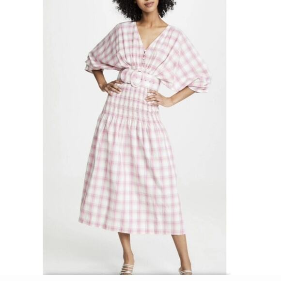 Nicholas Smocked Panel Dress - Picture 1 of 9